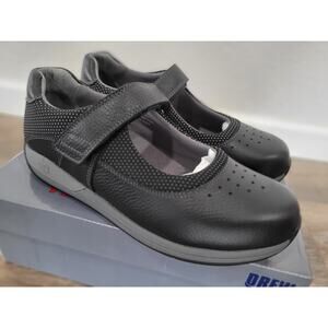 Drew‎ Trust Women's Black Leather Mary Jane Shoes 9.5W